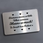 Personalised Gift For Long Distance Couple Valentines