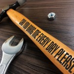 Rude Gifts For Him Engraved Hammer Valentines Gift For Boyfriend