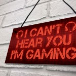 Funny Rude Gaming Sign Man Cave Plaque Boys Bedroom Sign Gift