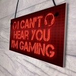 Funny Rude Gaming Sign Man Cave Plaque Boys Bedroom Sign Gift