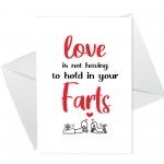 Funny Valentines Day Card Rude Anniversary Card For Boyfriend