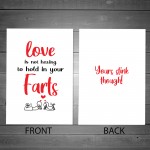 Funny Valentines Day Card Rude Anniversary Card For Boyfriend