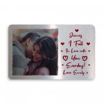 Special Gift For Couple Personalised Wallet Insert Valentines