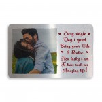 Personalised Photo Card For Husband Valentines Anniversary