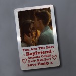 Personalised Photo Gift For Boyfriend Card Valentine Anniversary