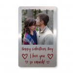 Personalised Photo Card Valentines Day Gift For Him Her