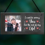 Funny Personalised Photo Plaque Valentines Anniversary Gift