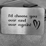 Keepsake Gift For Boyfriend Girlfriend Husband Wife Valentines