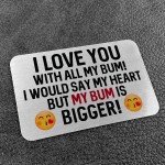 Funny Rude Gift For Husband Boyfriend Valentines Anniversary