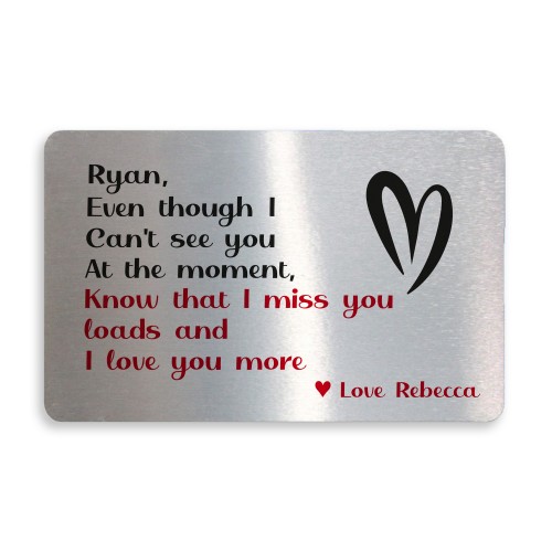 Special Keepsake Valentines Anniversary Gift For Boyfriend