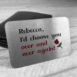 Personalised Valentines Anniversary Gift Boyfriend Girlfriend