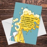 Funny Lockdown Birthday Card For Him Her Novelty Alcohol Card