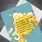 Funny Lockdown Birthday Card For Him Her Novelty Alcohol Card