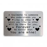 Soulmate Gift For Boyfriend Girlfriend Valentines Anniversary