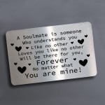 Soulmate Gift For Boyfriend Girlfriend Valentines Anniversary