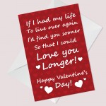 Novelty Valentines Day Card For Boyfriend Husband Girlfriend