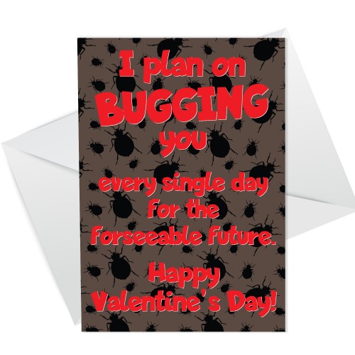 Quirky Card For Valentines Day Husband Wife Boyfriend Girlfriend