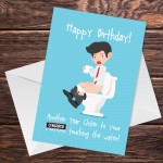 Funny Birthday Card For Him Rude Birthday Card For Men