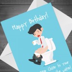 Funny Birthday Card For Him Rude Birthday Card For Men