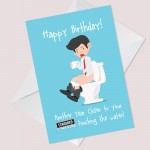 Funny Birthday Card For Him Rude Birthday Card For Men