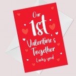 First Valentines Day Card For Boyfriend Girlfriend Funny Card