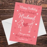 Funny Birthday Card For Husband Rude Birthday Card For Him Men