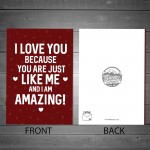 Hilarious Funny Anniversary Valentines Day Card For Boyfriend