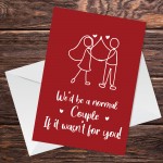 Hilarious Valentines Anniversary Card For Husband Wife Boyfriend