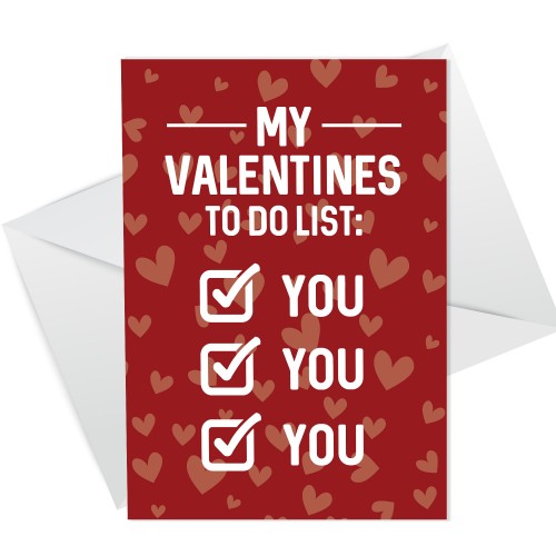 Cheeky Valentines Day Card For Boyfriend Girlfriend Husband Wife