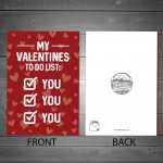 Cheeky Valentines Day Card For Boyfriend Girlfriend Husband Wife