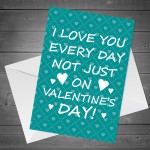 Husband Wife Boyfriend Girlfriend Card For Valentines Day