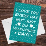 Husband Wife Boyfriend Girlfriend Card For Valentines Day