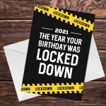 Lockdown Birthday Card 2021 Funny Birthday In Lockdown Card