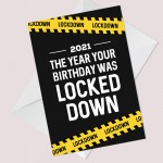 Lockdown Birthday Card 2021 Funny Birthday In Lockdown Card