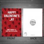 Rude Valentines Day Card For Girlfriend Wife Funny Valentines