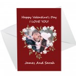 Personalised Valentines Day Card CUSTOM PHOTO Card