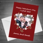 Personalised Valentines Day Card CUSTOM PHOTO Card