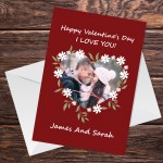 Personalised Valentines Day Card CUSTOM PHOTO Card