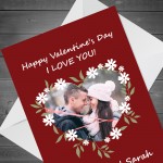 Personalised Valentines Day Card CUSTOM PHOTO Card