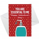 Novelty Valentines Day Card Funny Lockdown Card For Boyfriend