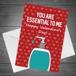 Novelty Valentines Day Card Funny Lockdown Card For Boyfriend