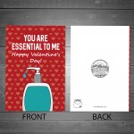 Novelty Valentines Day Card Funny Lockdown Card For Boyfriend