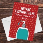 Novelty Valentines Day Card Funny Lockdown Card For Boyfriend