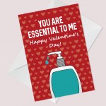 Novelty Valentines Day Card Funny Lockdown Card For Boyfriend