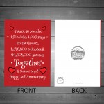 Funny 3rd Anniversary Card Husband Wife Boyfriend Girlfriend