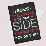 CHEEKY Rude Valentines Anniversary Card For Him Her