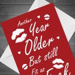 FUNNY Rude Birthday Card For Boyfriend Girlfriend Husband Wife