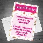 Funny GRANDAD Birthday Card Handmade Card For Him