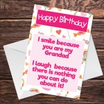 Funny GRANDAD Birthday Card Handmade Card For Him