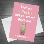 Funny Valentines Anniversary Birthday Card For Boyfriend Husband